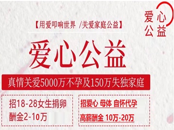 甘孜捐卵助孕生子 爱心志愿者招募